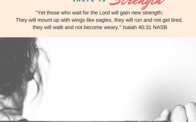 Day 4~ In God’s Presence there is Strength